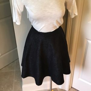 Super cute full black skirt